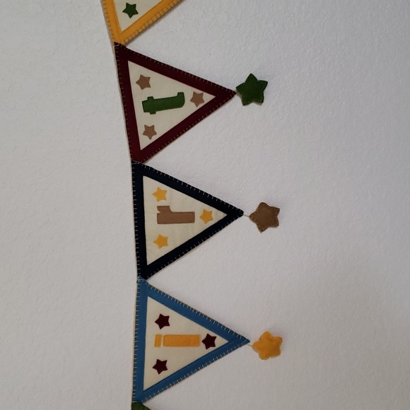 Happy Birthday Felt Bamner - Picture 5 of 13